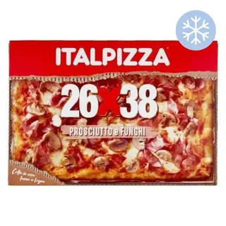 Italpizza 26x38 Pizza Prosciutto e Funghi 570g