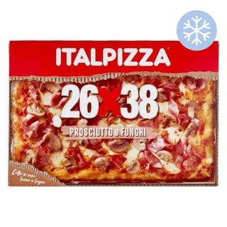 Italpizza 26x38 Pizza Prosciutto e Funghi 570g