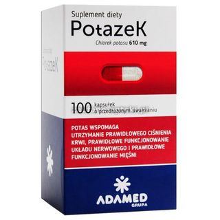 Potazek, kapsułki o przedłużonym uwalnianiu, 100 szt.