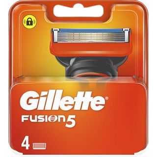 GILLETTE Recambio Maquinilla Gillette Fusion 5 Hojas 4 Uds
