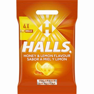 Rebuçados de Mel e Limão Halls 128G