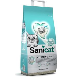 10 L Sanicat Arena Blanca White Aglomerante Clumping