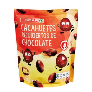 Cacahuetes Spar Bañados Con Chocolate Negro 250Gr