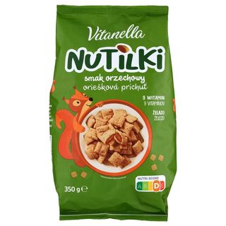 Vitanella Nutilki Płatki zbożowe o smaku orzechowym 350 g