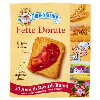 Mulino Bianco Fette Biscottate Dorate 315g - 8076809512060