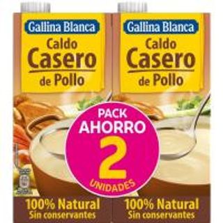 Caldo De Pollo Gallina Blanca Pack 2X1 Litro (15732092)