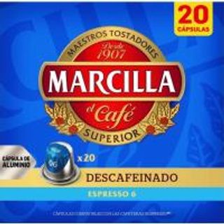 Café Decaffeinato Marcilla Caja 20 Monodosis (23489495)