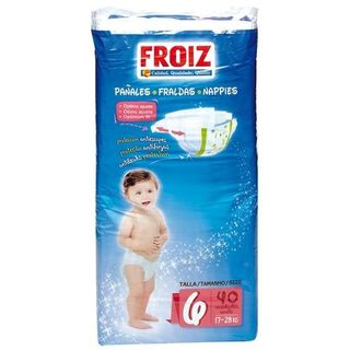 Pañal Froiz Talla 6 17-28 Kg 40 U