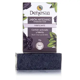 Jabón Purificante Carbón-menta Dehesia 90 Gr.