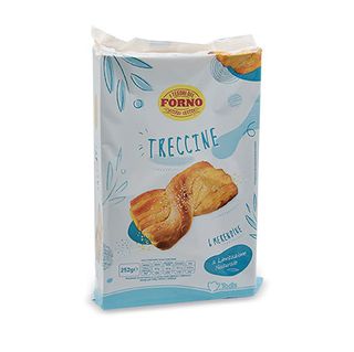 6 Treccine con granella di zucchero