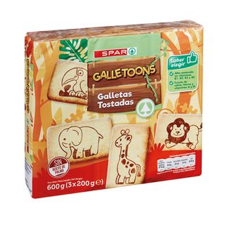 Galletas Spar Tostadas Galletoons 600Gr