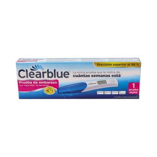 TEST DE EMBARAZO DIGITAL CON INDICADOR DE SEMANAS CLEARBLUE 1 UNIDAD