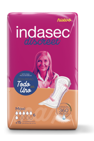Indasec Compresas Maxi - Indas - 15 unidades 8410520003122