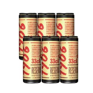 Pack 6x 1906 Cerveza Lata 330ml