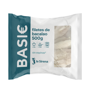 Filete Bacalao Basic Bolsa 500G