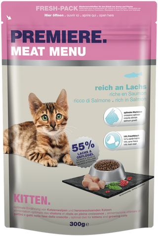 Premiere Meat Menu Kitten Łosoś 300g