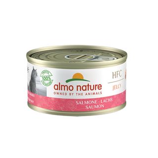 Almo Nature Hfc Jelly Salmón En Gelatina Lata Para Gatos 0.07Kg