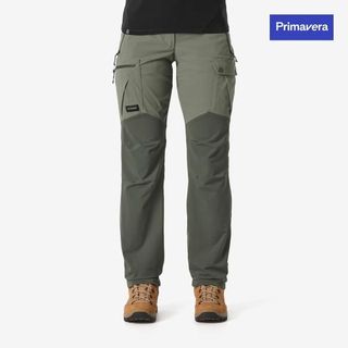 Pantalón de montaña y trekking resistente Mujer Simond MT500.40 (L31) Verde