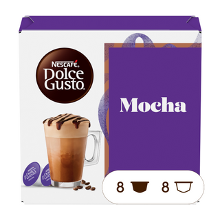 Café de Chocolate Mocha Cápsulas Nescafé Dolce Gusto 16u