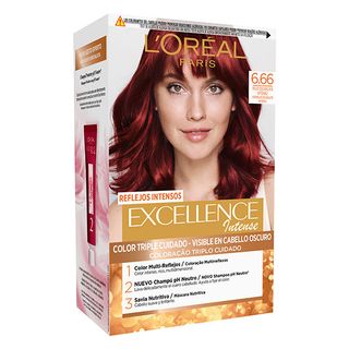 Tinte Rojo Escarlata Intenso Nº 6,66 Excellence Intense Caja 1 Ud (3600522822158)