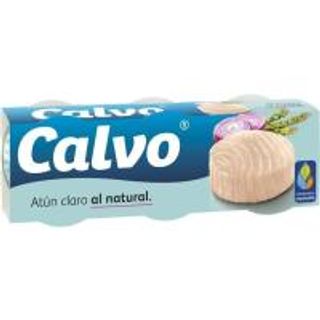 Atún Claro Natural Calvo Lata 3X80G (370338)