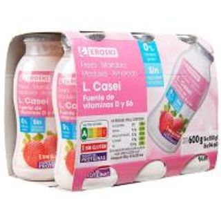 Lcasei 0% Fresa Eroski, Pack 6X100 Ml. (15645088)