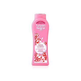 Gel Baño Fresa Y Nata Tulipan Negro 720 Ml (271254)