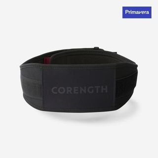 Cinturón Lumbar Musculación Halterofilia Negro Ml .