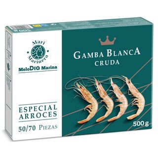 Gamba Blanca Cruda 50/70 Piezas Dia Mari Marinera Caja 500 G