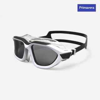 Gafas natación máscara talla L Active Negro Blanco Cristales Ahumados.L Blanco