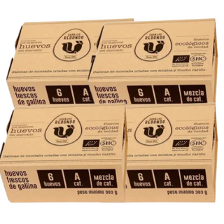 Pack 4x Redondo Huevos Ecológicos 6u