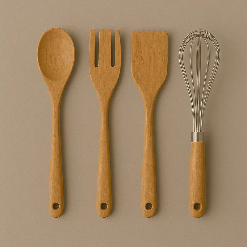 Utensilios de Cocina y Libros