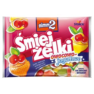 nimm2 Śmiejżelki owoc-jogurt żelki owocowe z witaminami 100g