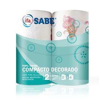 IFA SABE Rollo Cocina 2 Capas Decorado, Pk-2