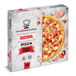 Pizza Reina 2 Unidades Dia Al Punto 700 G