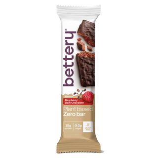 Barra Proteína Vegetal Chocolate Negro de Framboesa Zero Bettery (emb. 55 gr)