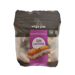 Mantecadas Sin Lactosa Vega Pas 600 Gr.