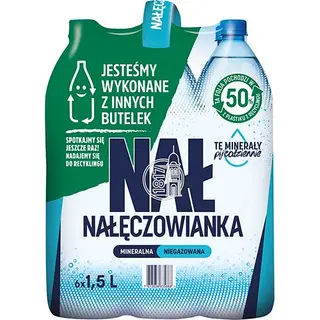 Nałęczowianka Woda mineralna niegazowana 6x1,5L opakowanie