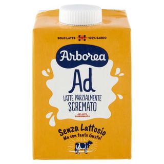 Arborea Ad Latte Parzialmente Scremato Ad Alta Digeribilità Senza Lattosio 500 Ml