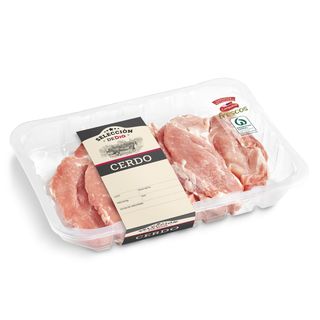 Filetes De Cabeza De Lomo De Cerdo Selección De Dia Bandeja 550 G Aprox.