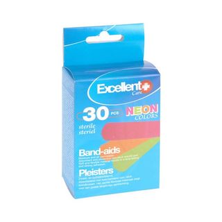 Tiritas Impermeables Colores Neón - Koopman International - 30 unidades 8711295290626