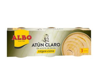 Atun Claro En Aceite De Oliva Virgen Extra Albo 68X3 G