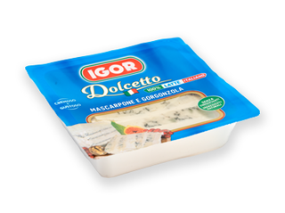 Dolcetto gorgonzola e mascarpone Igor da banco kg 0.35