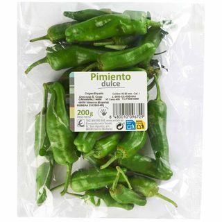 Pimiento Dulce Tipo Padrón, Bandeja 200 G (56713)