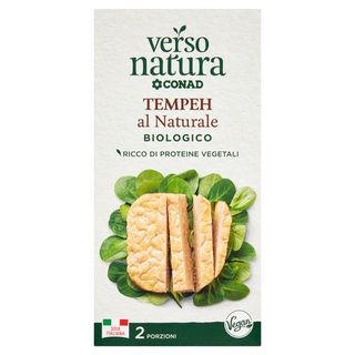 CONAD VERSO NATURA Tempeh al Naturale Biologico 2 x 75 g - 8003170095434