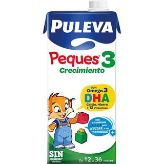 PULEVA Leche Peques 3 Crecimiento 1 L