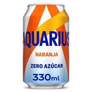 Bebida Refrescante De Naranja Zero Azúcar Aquarius Lata 330 Ml