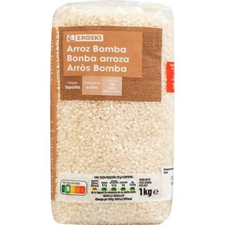 Arroz Bomba Eroski, Paquete 1 Kg