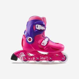 Patines Línea Niños Oxelo Play 3 Rosa 28/30 Rosa
