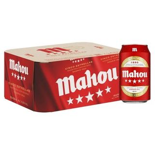 Cerveza Mahou 5 Estrellas Lata Pack 12X33 Cl